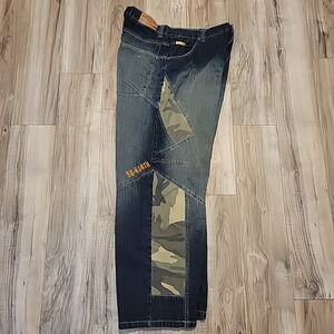 Vintage Ninety Six North NYC Denim Co Blue Jeans 36x32 Bootcut Baggy